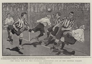 De finale voor de voetbalbeker van de Football Association in het Crystal Palace door Frank Gillett